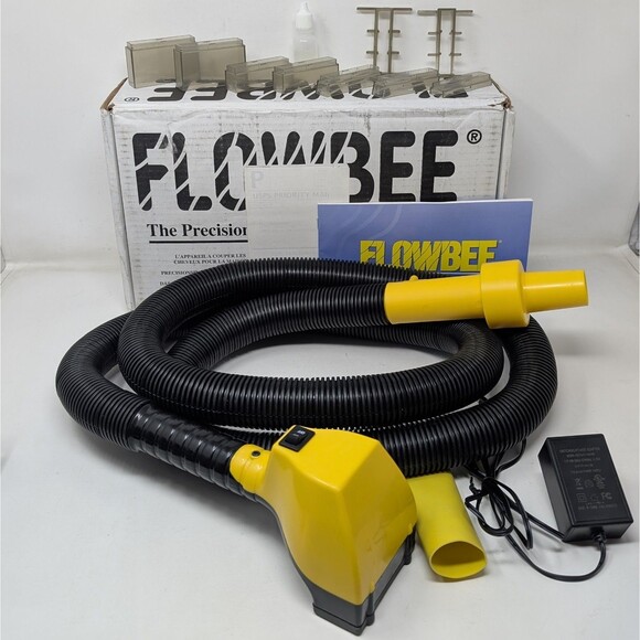 VTG Flowbee Home Haircutting Vacuum System W/ Accessories Box Manual Tested EUC - Picture 1 of 12
